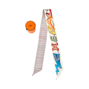 Hermes Chevaloscope Pointille Used Twilly